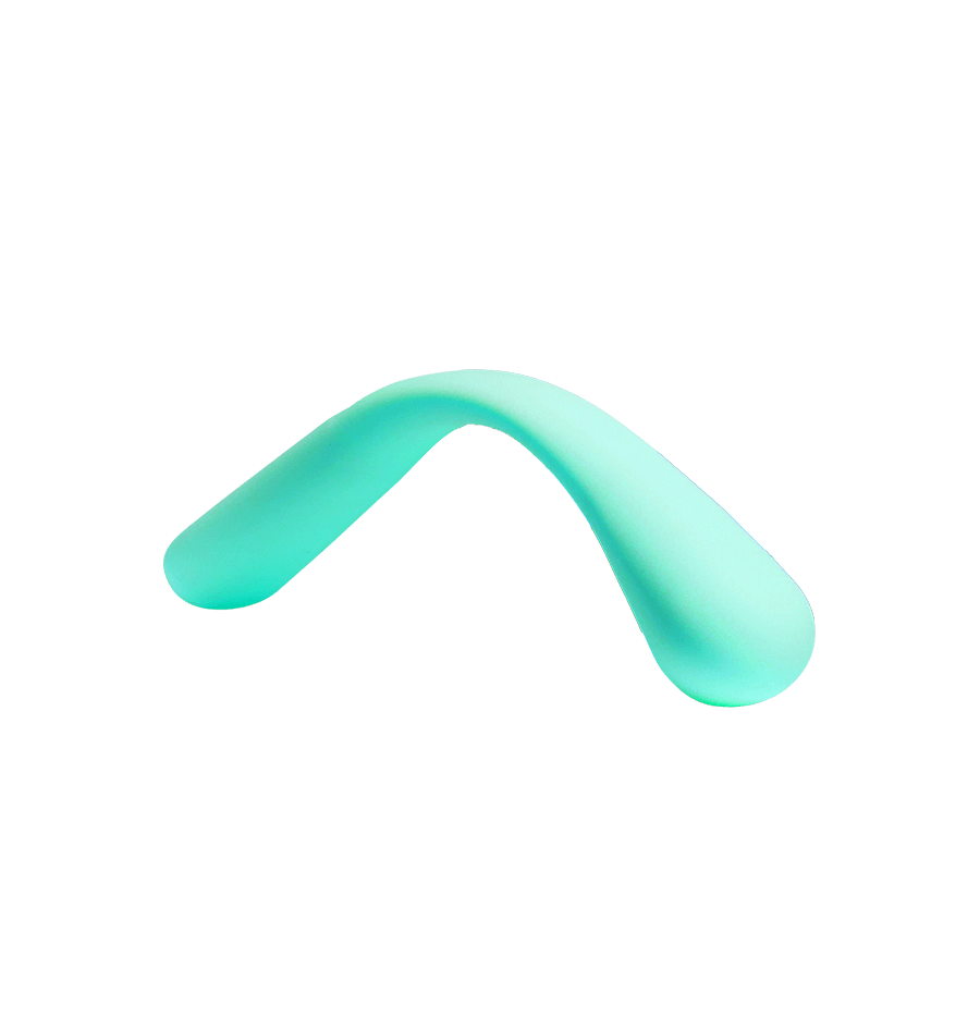 Bender Flexible Portable Rechargeable Massager with 10 Speeds & Patterns for Neck Shoulders Relief in Stylish Quartz Design USB Rechargeable Waterproof Hypoallergenic Silicone ABS Plastic