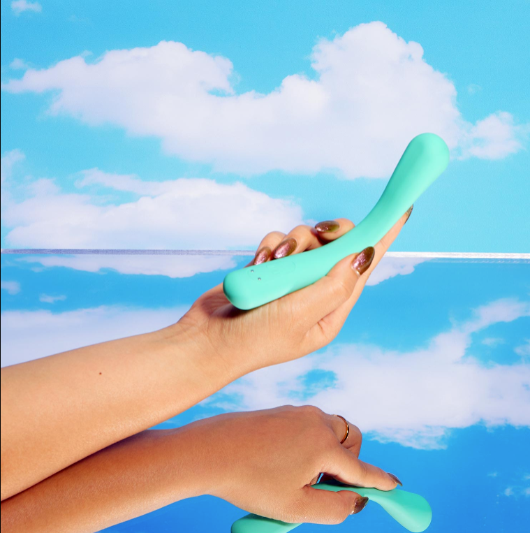 Bender Flexible Portable Rechargeable Massager with 10 Speeds & Patterns for Neck Shoulders Relief in Stylish Quartz Design USB Rechargeable Waterproof Hypoallergenic Silicone ABS Plastic
