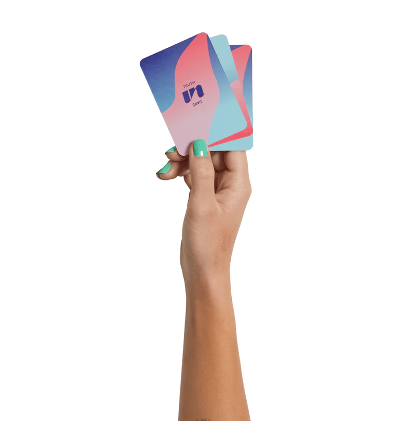 Truth or Dare: Romantic Relationship-Building Card Game, 44 Cards Per Deck